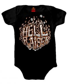 Hot Leathers GYS1052 Black Short Sleeve Hell Raiser Boys Bodysuit Kid's Gear
