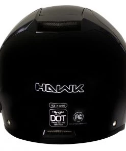 Hawk Helmets Riding Gear Hawk H7000 Glossy Black Modular Motorcycle Helmet With Blinc Bluetooth