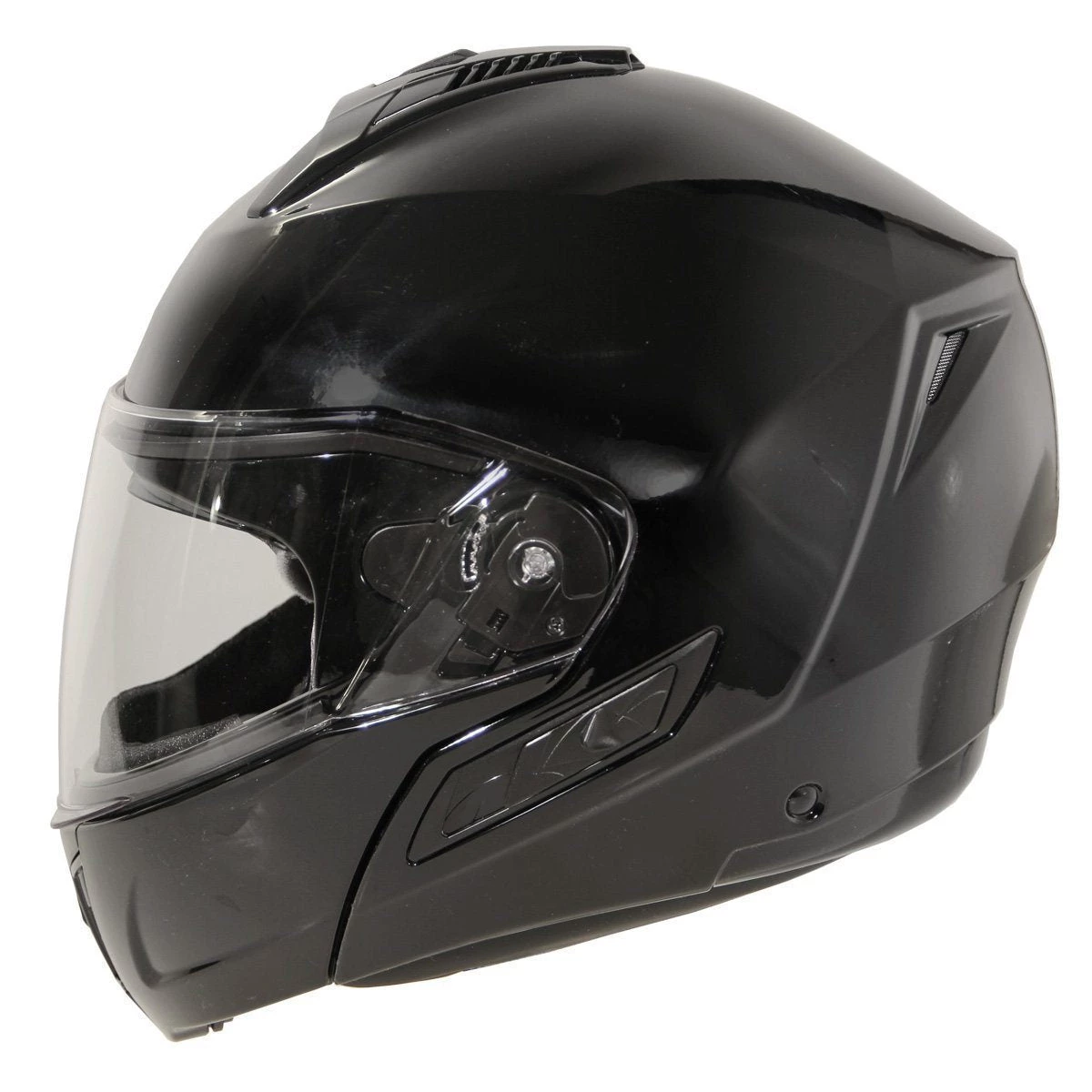 Hawk Helmets Hawk 'FX' ST11121 8GB Glossy Black Modular Motorcycle Helmet