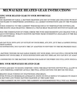 Heated Jackets Milwaukee Leather MG7713SET Women's Black'Heated' Leather Waterproof Gauntlet Gloves With I-Touch (Battery Pack Included)