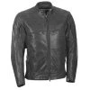 Highway 21 Gunner Men's Vintage Gunmetal Leather Jacket With Armor