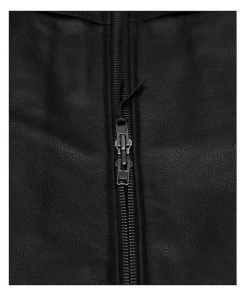 Riding Gear Highway 21 Gunner Men's Black Leather Jacket With Armor