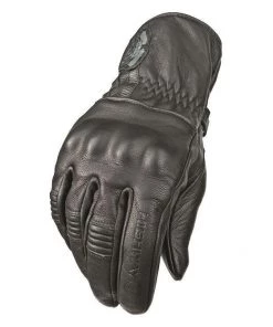 Riding Gear Highway 21 Hook Men's Black Leather Gloves