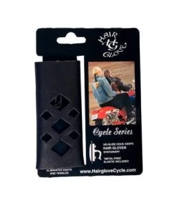 Hot Leathers HRG2005 Black Die Cut Hair Glove Riding Gear
