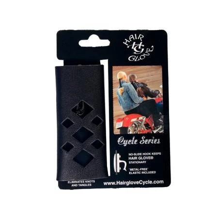 Hot Leathers HRG2005 Black Die Cut Hair Glove Riding Gear
