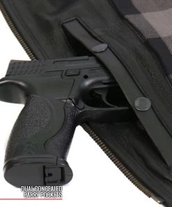 Hot Leathers JKL1034 Ladies Black Leather MC Jacket With Plaid Flannel Lining