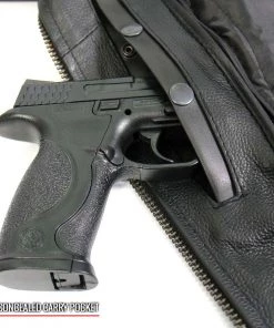 Hot Leathers JKL2001 Ladies Black Braided Motorcycle Leather Jacket With Embroidered Bling Rose Design