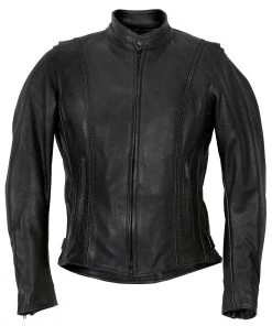 Hot Leathers JKL5002 USA Made Ladies Clean Cut Leather Jacket Leather Motorcycle Jackets