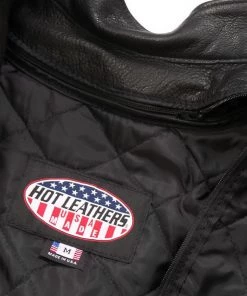 Hot Leathers JKL5002 USA Made Ladies Clean Cut Leather Jacket Leather Motorcycle Jackets