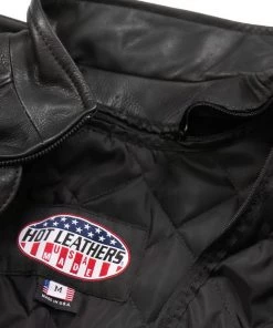 Hot Leathers JKL5003 USA Made Ladies Clean Cut Leather Jacket Leather Motorcycle Jackets