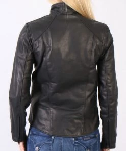 Hot Leathers JKL5003 USA Made Ladies Clean Cut Leather Jacket Leather Motorcycle Jackets