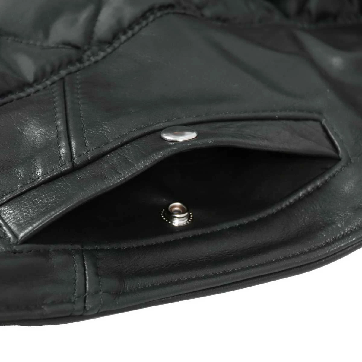 Hot Leathers JKL5004 Ladies Black Premium USA Made Classic Motorcycle Style Leather Jacket