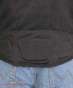 Motorcycle Jackets Hot Leathers JKM1024 Men’s Black All Weather Armored Nylon Jacket With Concealed Carry Pocket