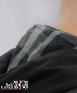 Leather Motorcycle Jackets Hot Leathers JKM1030 Men’s Black ‘Carry And Conceal’ Leather Jacket With Flannel Lined Hood