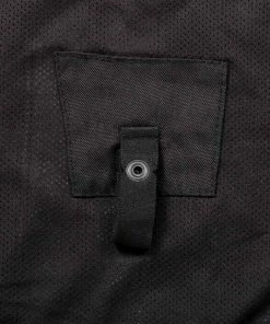 Hot Leathers JKM3009 Men's Classic Black Denim Long Sleeve Shirt With Armor Motorcycle Protective Shirts