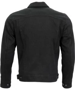 Hot Leathers JKM6001 Men's Black Denim Armored Shirt Jacket