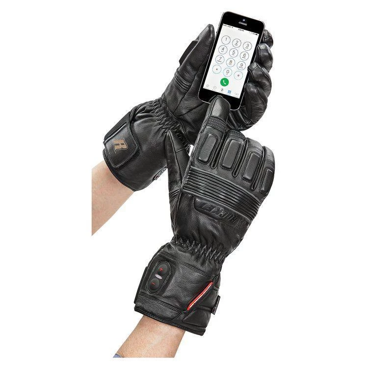 HJC Helmets HJC Rocket Burner Men's Heated Leather Gloves Riding Gear