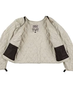 Joe Rocket Classic 92 Womens Black And White Leather Jacket Motorcycle Jackets