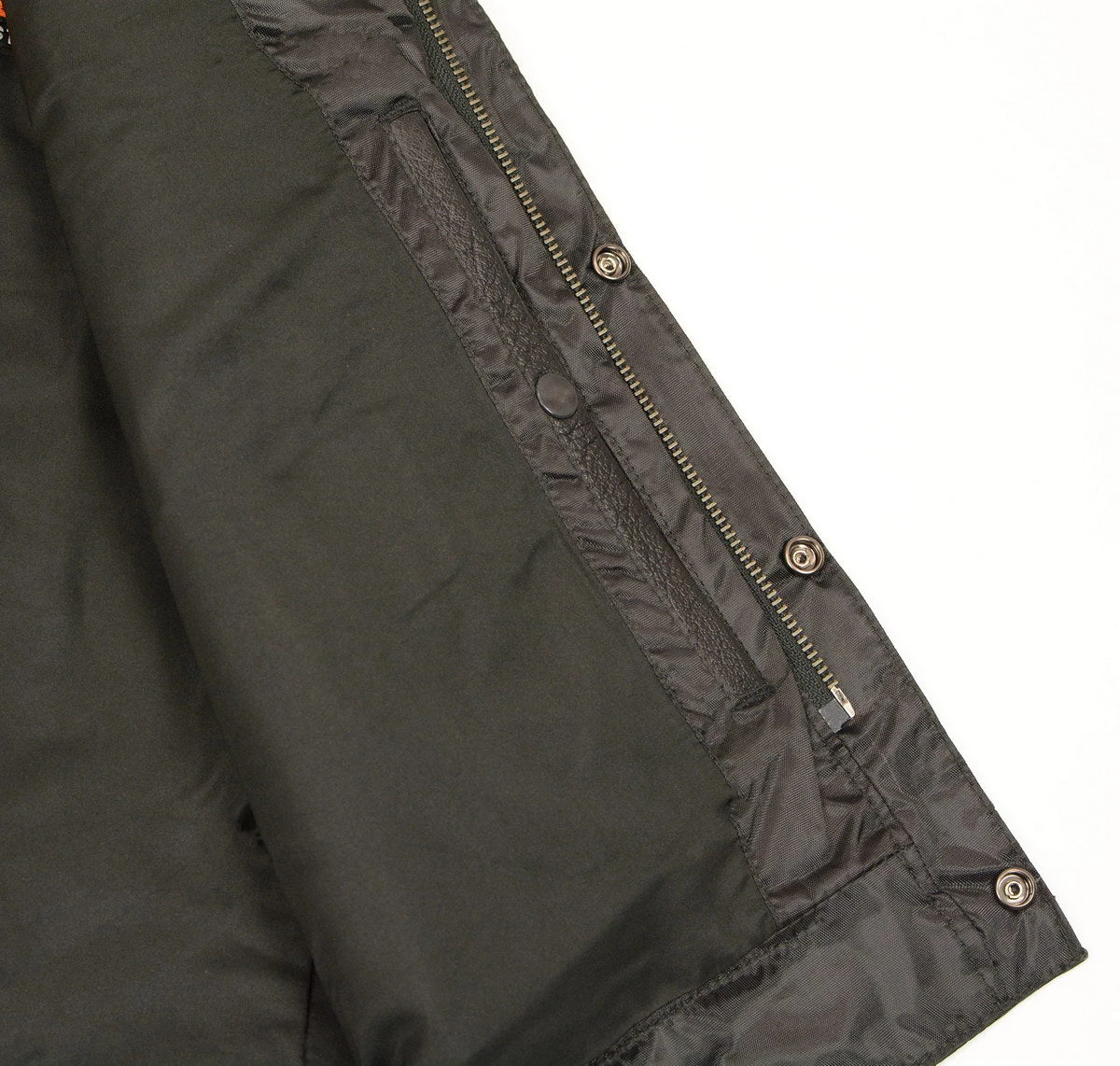 Motorcycle Vests Just Leather JSL1937Z Men's Black 'Club' Leather Vest