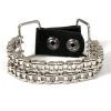 Riding Gear Hot Leathers JWB5102 Double Bike Chain Bracelet
