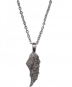 Riding Gear Hot Leathers JWN1001 One Side Angel Wing Necklace