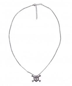 Riding Gear Hot Leathers JWN1002 Skull And Cross Bones Necklace