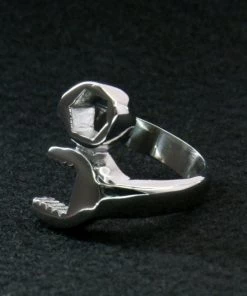 Riding Gear Hot Leathers JWR2101 Men's Wrench Stainless Steel Ring