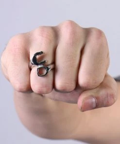 Riding Gear Hot Leathers JWR2101 Men's Wrench Stainless Steel Ring