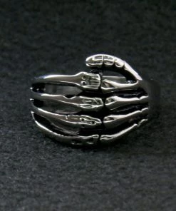 Hot Leathers JWR2109 Men's Skeleton Hand Ring Riding Gear
