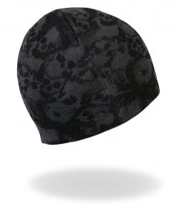 Hot Leathers KHB1036 Ancient Skulls Knit Cap