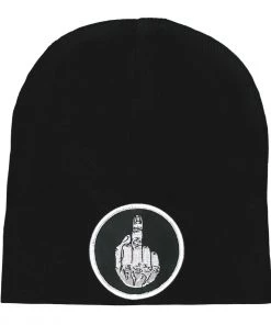Riding Gear Hot Leathers KHB5006 Middle Finger Knit Hat