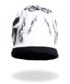 Hot Leathers KHC1001 Ghost Skull Sublimated Beanie