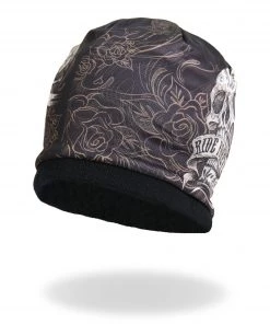 Riding Gear Hot Leathers KHC1005 Banner Skull Beanie
