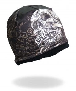 Riding Gear Hot Leathers KHC1005 Banner Skull Beanie