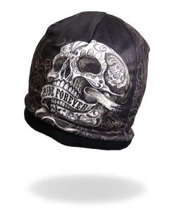 Riding Gear Hot Leathers KHC1005 Banner Skull Beanie