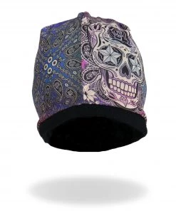 Hot Leathers KHC1007 Sugar Paisley Beanie Riding Gear