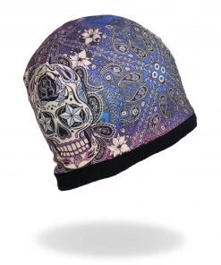 Hot Leathers KHC1007 Sugar Paisley Beanie Riding Gear