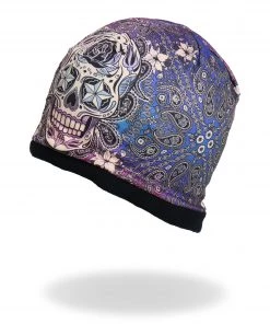 Hot Leathers KHC1007 Sugar Paisley Beanie Riding Gear