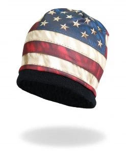 Riding Gear Hot Leathers KHC1009 American Flag Beanie