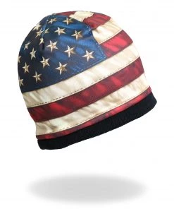 Riding Gear Hot Leathers KHC1009 American Flag Beanie