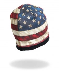Riding Gear Hot Leathers KHC1009 American Flag Beanie