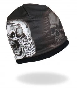 Riding Gear Hot Leathers KHC1017 Sublimated Assassin Skull Beanie