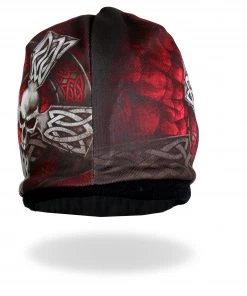 Hot Leathers KHC1020 Sublimated Celtic Cross Beanie