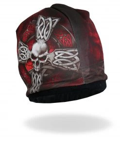Hot Leathers KHC1020 Sublimated Celtic Cross Beanie