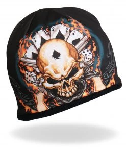Riding Gear Hot Leathers KHC1021 Sublimated Dead Man Beanie