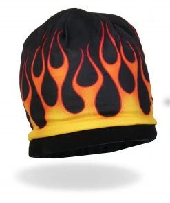 Riding Gear Hot Leathers KHC1023 Sublimated Flames Beanie