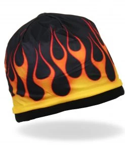 Riding Gear Hot Leathers KHC1023 Sublimated Flames Beanie