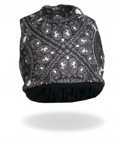 Hot Leathers KHC1025 Sublimated Paisley Bones Beanie Riding Gear