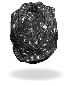 Hot Leathers KHC1025 Sublimated Paisley Bones Beanie Riding Gear