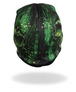 Hot Leathers KHC1028 Sublimated Shredder Skull Beanie Riding Gear